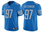 Detroit Lions #97 Aidan Hutchinson Youth Blue Vapor Limited Jersey