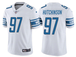 Detroit Lions #97 Aidan Hutchinson Youth White Vapor Limited Jersey
