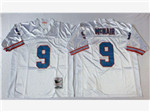 Tennessee Oiler #9 Steve McNair 1997 Throwback White Jersey