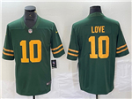Green Bay Packers #10 Jordan Love Alternate Green Vapor Limited Jersey
