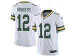 Green Bay Packers #12 Aaron Rodgers Youth White Vapor Limited Jersey