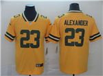 Green Bay Packers #23 Jaire Alexander Gold Inverted Limited Jersey