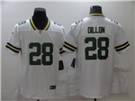 Green Bay Packers #28 A.J. Dillon White Vapor Limited Jersey