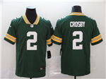 Green Bay Packers #8 Mason Crosby Green Vapor Limited Jersey