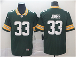 Green Bay Packers #33 Aaron Jones Green Vapor Limited Jersey