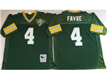 Green Bay Packers #4 Brett Favre 1993 Throwback Green Jersey