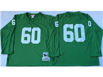 Green Bay Packers #60 Rob Davis Throwback Green Jersey