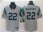 Carolina Panthers #22 Christian McCaffrey Gray Inverted Limited Jersey