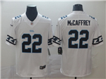 Carolina Panthers #22 Christian McCaffrey White Team Logos Fashion Limited Jersey