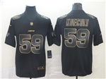 Carolina Panthers #59 Luke Kuechly Black Gold Vapor Limited Jersey
