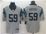 Carolina Panthers #59 Luke Kuechly Gray Inverted Limited Jersey