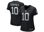 Las Vegas Raiders #10 Jimmy Garoppolo Women's Black Vapor Limited Jersey