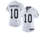 Las Vegas Raiders #10 Jimmy Garoppolo Women's White Vapor Limited Jersey