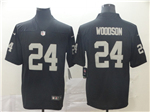 Las Vegas Raiders #24 Charles Woodson Youth Black Vapor Limited Jersey