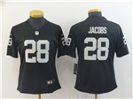 Las Vegas Raiders #28 Josh Jacobs Women's Black Vapor Limited Jersey