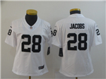 Las Vegas Raiders #28 Josh Jacobs Women's White Vapor Limited Jersey