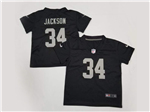 Las Vegas Raiders #34 Bo Jackson Toddler Black Vapor Limited Jersey