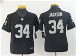 Las Vegas Raiders #34 Bo Jackson Youth Black Vapor Limited Jersey