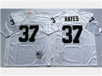 Oakland Raiders #37 Lester Hayes Throwback White Jersey