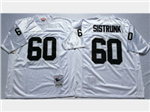 Oakland Raiders #60 Otis Sistrunk Throwback White Jersey