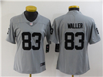 Las Vegas Raiders #83 Darren Waller Women's Gray Inverted Limited Jersey