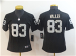 Las Vegas Raiders #83 Darren Waller Women's Black Vapor Limited Jersey