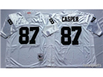 Los Angeles Raiders #87 Dave Casper Throwback White Jersey