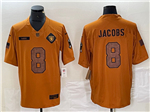 Las Vegas Raiders #8 Josh Jacobs 2023 Brown Salute To Service Limited Jersey