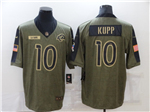 Los Angeles Rams #10 Cooper Kupp 2021 Olive Salute To Service Limited Jersey