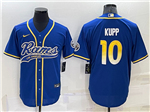 Los Angeles Rams #10 Cooper Kupp Royal Baseball Cool Base Jersey
