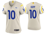 Los Angeles Rams #10 Cooper Kupp Women's Bone Vapor Limited Jersey