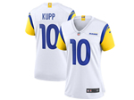 Los Angeles Rams #10 Cooper Kupp Women's White Vapor Limited Jersey