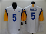 Los Angeles Rams #5 Jalen Ramsey White Vapor Limited Jersey