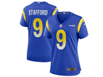 Los Angeles Rams #9 Matthew Stafford Women's Royal Vapor Limited Jersey