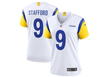 Los Angeles Rams #9 Matthew Stafford Women's White Vapor Limited Jersey