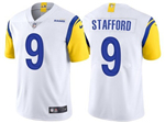 Los Angeles Rams #9 Matthew Stafford Youth White Vapor Limited Jersey