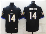 Baltimore Ravens #14 Kyle Hamilton Black Vapor Limited Jersey