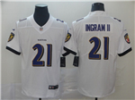 Baltimore Ravens #21 Mark Ingram II White Vapor Limited Jersey
