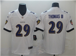 Baltimore Ravens #29 Earl Thomas III White Vapor Limited Jersey