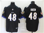 Baltimore Ravens #48 Patrick Queen Black Vapor Limited Jersey