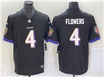 Baltimore Ravens #4 Zay Flowers Black Vapor Limited Jersey
