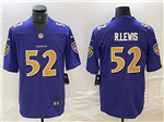 Baltimore Ravens #52 Ray Lewis Purple Color Rush Limited Jersey