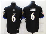 Baltimore Ravens #6 Patrick Queen Black Vapor Limited Jersey