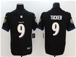 Baltimore Ravens #9 Justin Tucker Black Vapor Limited Jersey