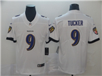 Baltimore Ravens #9 Justin Tucker White Vapor Limited Jersey