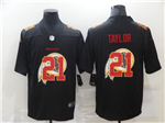 Washington Redskins #21 Sean Taylor Black Shadow Logo Limited Jersey