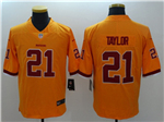 Washington Redskins #21 Sean Taylor Yellow Color Rush Limited Jersey