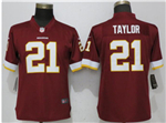 Washington Redskins #21 Sean Taylor Women's Burgundy Vapor Limited Jersey