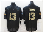 New Orleans Saints #13 Michael Thomas 2020 Black Camo Salute To Service Limited Jersey