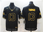 New Orleans Saints #13 Michael Thomas 2020 Black Gold Salute To Service Limited Jersey